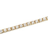 18K Yellow Gold Diamond Tennis Bracelet, 9.66ctw, 18.1g