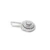 18K White Gold Diamond Pendant