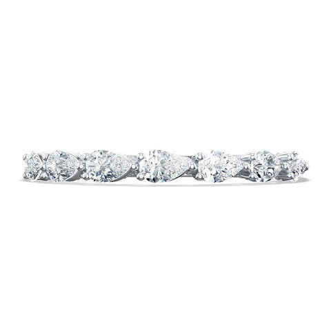 Tacori 3/4 Way Pear Shape Diamond Band 268722B34