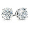 CYBER MONDAY SPECIAL OFFER Round Brilliant Cut Lab Grown Diamond Stud Earrings, F, VS1, 4.00 CTW