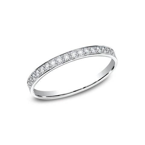 14K White Gold Ladies Eternity Wedding Band 52280014KW07