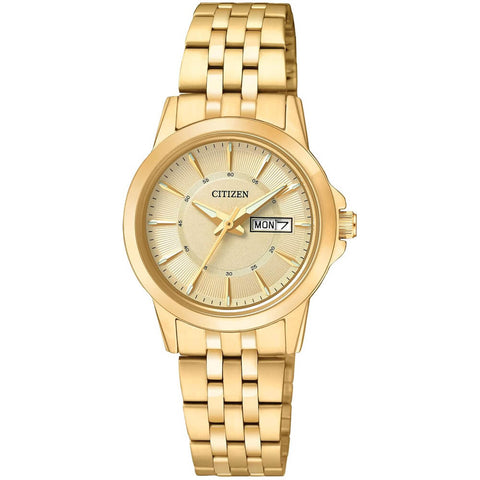 Citizen Women's Gold-tone Stainless Steel Quartz Watch EQ0603-59P