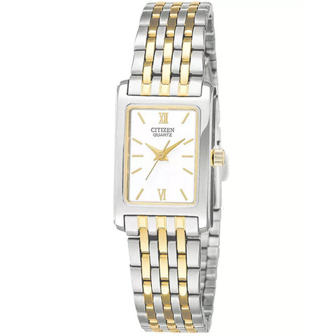 Citizen Women's Two Tone Stainless Steel Bracelet Watch 18mm EJ5854-56A