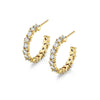 Michael M Montage Baguette Cluster Hoops ER602