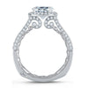 A.JAFFE Sophisticated Halo Diamond Quilted Engagement Ring MES762Q/204