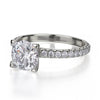 Michael M Europa Round Center Engagement Ring R371-1