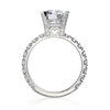 Michael M EUROPA 18K White Gold Diamond Engagement Ring R442-2