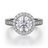 Michael M Love Round Center Engagement Ring R500-1