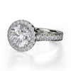 Michael M Love Round Center Engagement Ring R500-1