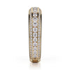 Michael 18K Yellow Gold 3/4 Way Diamond Ladies Wedding Band R656B