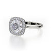 Michael M Bold Round Center Diamond Engagement Ring R721-1.5