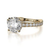 Michael M CROWN Round Center Diamond Engagement Ring R751-2