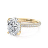 Michael M Crown Oval Center Diamond Engagement Ring R796-3