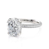 Michael M Crown Oval Center Diamond Engagement Ring R796-3