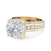 Michael M CROWN Round Center Diamond Engagement Ring R797-4