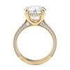 Michael M CROWN Round Center Diamond Engagement Ring R797-4