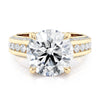 Michael M CROWN Round Center Diamond Engagement Ring R797-4