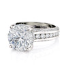 Michael M CROWN Round Center Diamond Engagement Ring R797-4