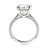 Michael M CROWN Round Center Diamond Engagement Ring R797-4