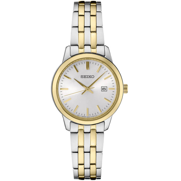 Seiko Essentials Two Tone Ladies Watch SUR410