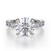 Michael M Crown Round Center Engagement Ring R736-3