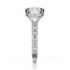 Michael M Crown Round Center Engagement Ring R736-3