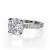 Michael M Crown Round Center Engagement Ring R736-3