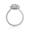 Michael M Defined Graduated Halo Engagement Ring R739-1.5