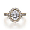 Michael M DEFINED 18K Yellow Gold Diamond Engagement Ring R737-1.5-OV