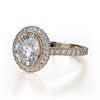 Michael M DEFINED 18K Yellow Gold Diamond Engagement Ring R737-1.5-OV