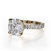 Michael M Crown Round Center Engagement Ring R736-3