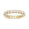 A.JAFFE 18K Yellow Gold Halfway Diamond Ladies Wedding Band WRC1595H/60