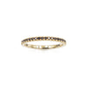 A.JAFFE 18K Yellow Gold Black Diamond Ladies Band WR1044/16