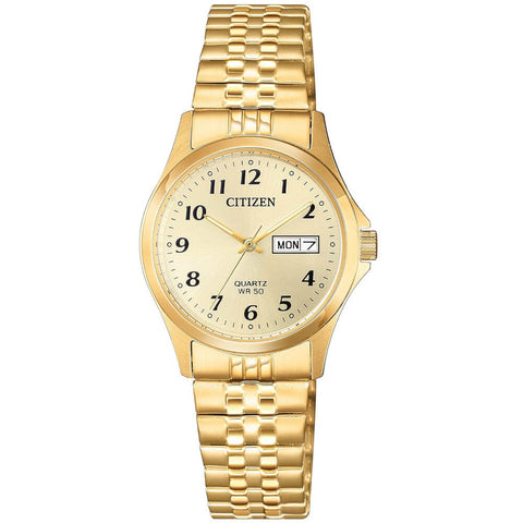 Citizen Women's Gold-tone Stainless Steel Quartz Watch EQ2002-91P