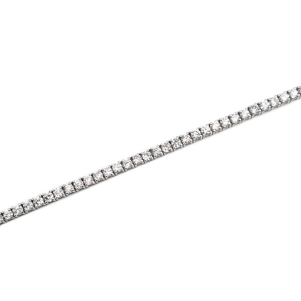 14K White Gold Diamond Tennis Bracelet, 2.75ctw, 7.25g