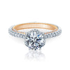 Verragio Round Diamond Center Engagement Ring COUTURE-0458RD-2WR