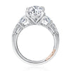 A.JAFFE Modern 5 Stone Oval Center Engagement Ring MECOV3009L/406B