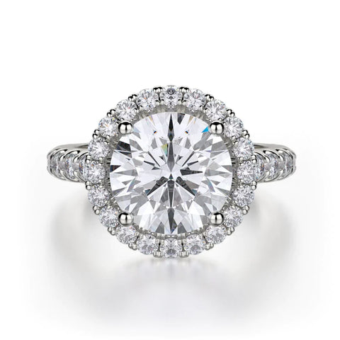 Michael M EUROPA Diamond Engagement Ring R320L-3