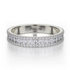 Michael M Ladies Half-Way Diamond Wedding Band R396SB