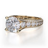 Michael M STRADA 18K White Gold Engagement Ring R656-2