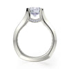 Michael M Strada Round Diamond Engagement Ring R687-2