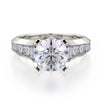 Michael M Strada Round Diamond Engagement Ring R687-2