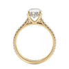 Michael M Crown Oval Diamond Engagement Ring R749-3OV