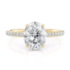 Michael M Crown Oval Diamond Engagement Ring R749-3OV