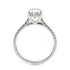 Michael M Crown Oval Diamond Engagement Ring R749-3OV