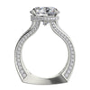 Michael M Strada Round Engagement Ring R752-2