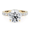 Michael M CROWN Round Center Diamond Engagement Ring R793-3