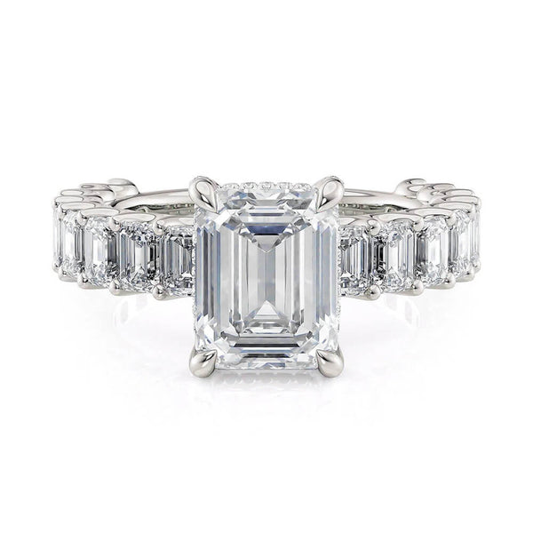 Michael M Montage Emerald Cut Engagement Ring R810-2.5