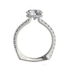 Michael M CROWN Round Center Diamond Engagement Ring R751-2