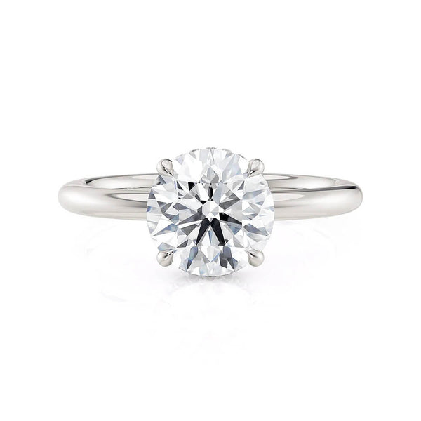 Michael M Crown Round-Cut Diamond Solitaire Ring R750-2